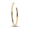 Thumbnail Image 1 of Stella Valle June Birthstone Bangle Bracelet Pearlescent Crystal 18K Gold-Plated Brass