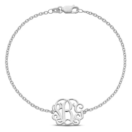 Scripted Monogram Bracelet 7.5"