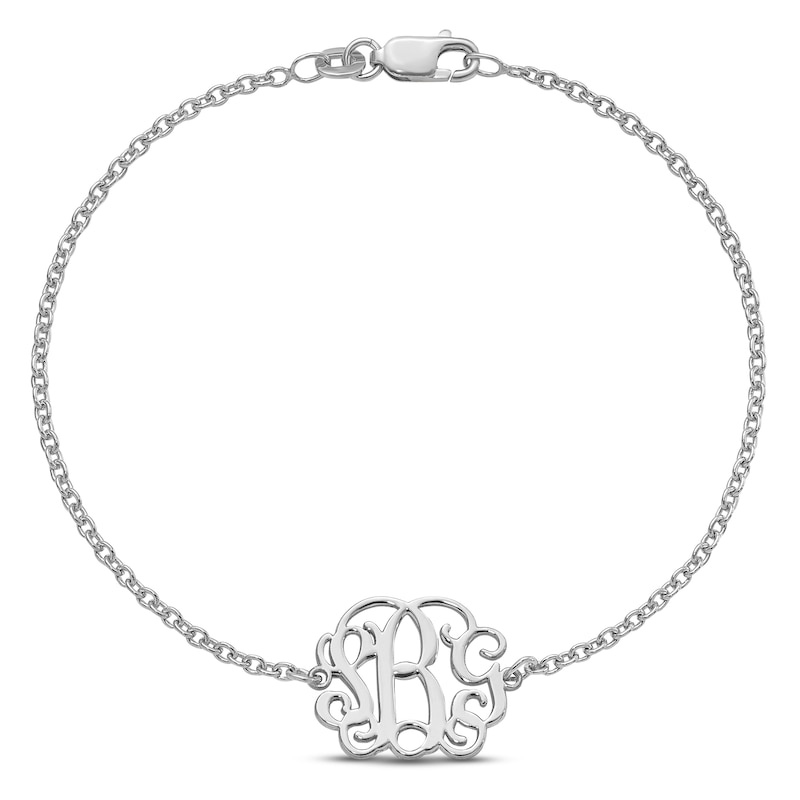 Main Image 1 of Scripted Monogram Bracelet 7.5"