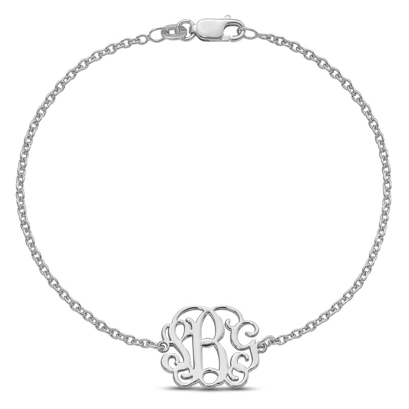 Main Image 1 of Scripted Monogram Bracelet 6.5"