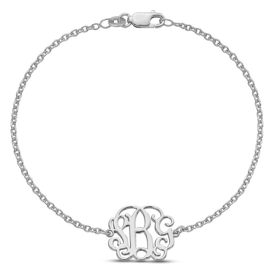 Scripted Monogram Bracelet 8.5"