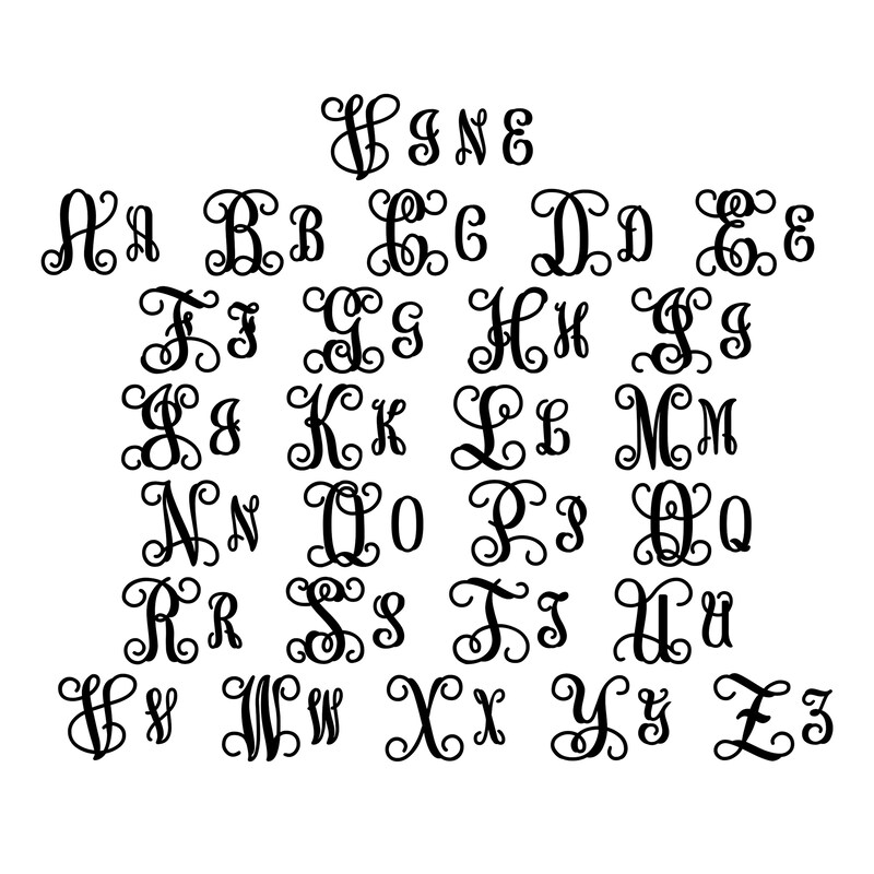 Main Image 2 of Scripted Monogram Bracelet 8.5"