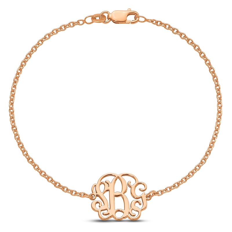 Main Image 1 of Scripted Monogram Bracelet 7.5"