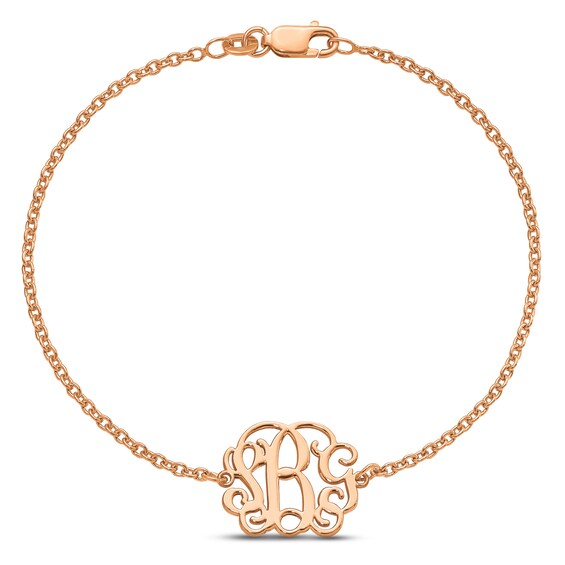 Scripted Monogram Bracelet 6.5"