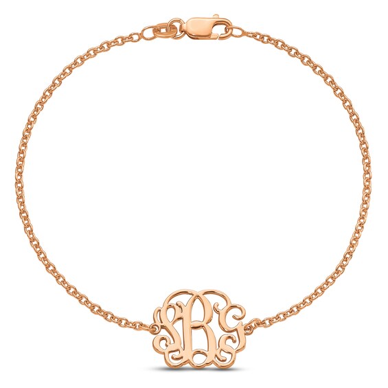 Scripted Monogram Bracelet 8.5"