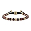 Thumbnail Image 0 of 1933 by Esquire Men's Natural Red Chalcedony Bracelet 18K Yellow Gold-Plated Sterling Silver 8.75"