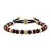 Thumbnail Image 1 of 1933 by Esquire Men's Natural Red Chalcedony Bracelet 18K Yellow Gold-Plated Sterling Silver 8.75"