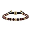 Thumbnail Image 0 of 1933 by Esquire Men's Natural Red Chalcedony Bracelet 18K Yellow Gold-Plated Sterling Silver 8.75"