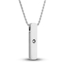 Thumbnail Image 3 of 1933 by Esquire Diamond Necklace 1/8 ct tw Round Sterling Silver 22"