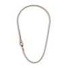 Thumbnail Image 0 of Marco Dal Maso Solid Ulysses Thin Necklace Sterling Silver/18K Rose Gold-Plated 22.5" 3mm