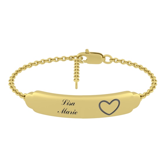Children's Engravable Bracelet (4 Lines)