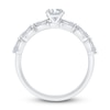 Thumbnail Image 3 of Diamond Bridal Set 7/8 ct tw Round/Baguette 14K White Gold