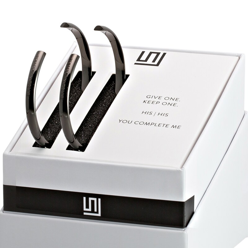 Main Image 1 of Stella Valle His/His Bracelet Set Brass/Rhodium-Plated