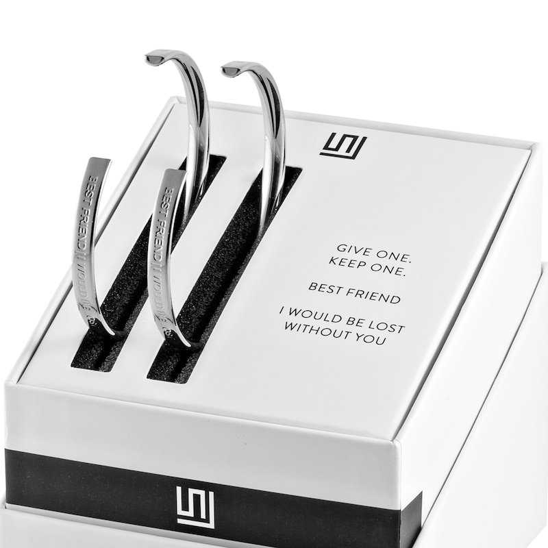 Main Image 1 of Stella Valle Best Friend Bracelet Set Brass/Rhodium-Plated