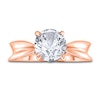 Thumbnail Image 3 of Diamond Solitaire Concave Engagement Ring 2 ct tw Round 14K Rose Gold (I2/I)