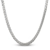 Thumbnail Image 1 of Men's Solid Curb Link Necklace Sterling Silver 6.9mm 22"