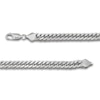 Thumbnail Image 3 of Men's Solid Curb Link Necklace Sterling Silver 6.9mm 22"