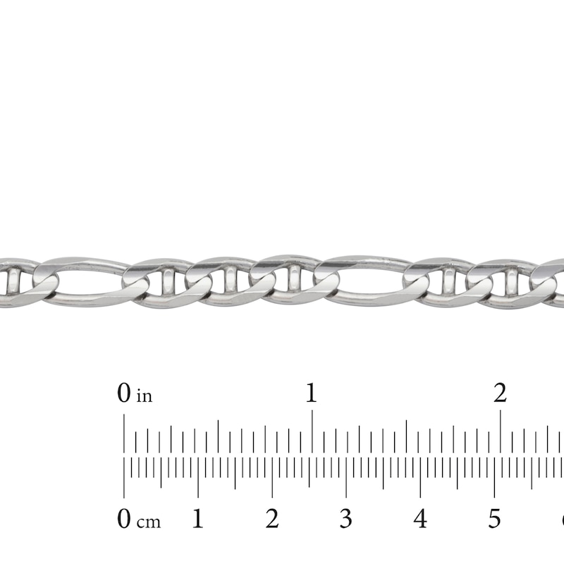 Main Image 4 of Men's Solid Link Chain Necklace Sterling Silver 9mm 22"