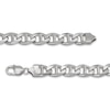 Thumbnail Image 3 of Men's Solid Mariner Chain Necklace Sterling Silver 10.9mm 24"