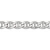 Thumbnail Image 4 of Men's Solid Mariner Chain Necklace Sterling Silver 10.9mm 24"