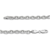 Thumbnail Image 3 of Men's Diamond-Cut Solid Cable Chain Necklace Sterling Silver 5.0mm 20"