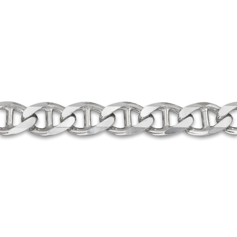 Peoples Men's Curb Chain Bracelet in Sterling Silver - 9.0