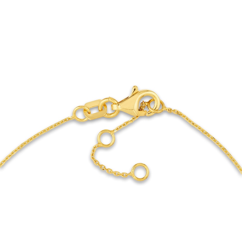 Main Image 3 of "MAMA" Bracelet 14K Yellow Gold 6.6" Adj.