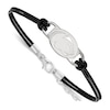 Thumbnail Image 1 of Penn State University Leather Bracelet Sterling Silver 7"