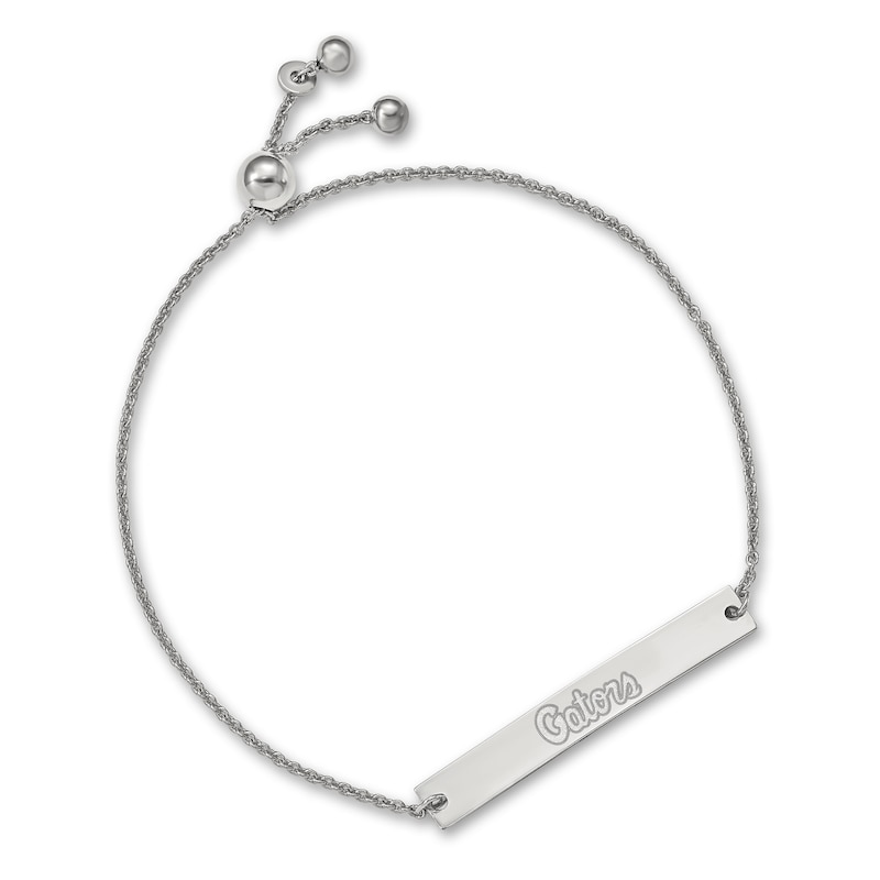 Main Image 2 of University of Florida Bar Bolo Bracelet Sterling Silver 9"