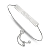 Thumbnail Image 1 of University of Mississippi Bar Bolo Bracelet Sterling Silver 9"
