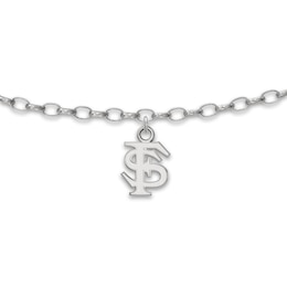 Florida State University Anklet Sterling Silver 9"