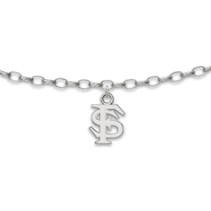 Main Image 1 of Florida State University Anklet Sterling Silver 9&quot;