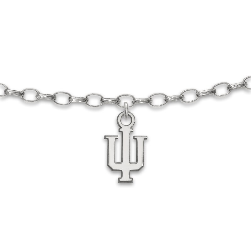 Main Image 1 of Indiana University Anklet Sterling Silver 9"