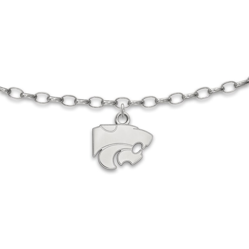 Main Image 1 of Kansas State University Anklet Sterling Silver 9"