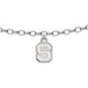 Thumbnail Image 1 of North Carolina State University Anklet Sterling Silver 9"