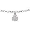 Thumbnail Image 1 of Ohio State University Anklet Sterling Silver 9"