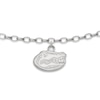 Thumbnail Image 1 of University of Florida Anklet Sterling Silver 9"