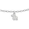 Thumbnail Image 1 of University of Kansas Anklet Sterling Silver 9"