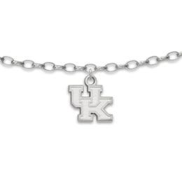 University of Kentucky Anklet Sterling Silver 9"