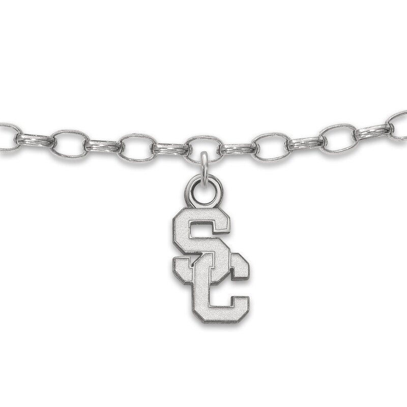 Main Image 1 of University of Southern California Anklet Sterling Silver 9"
