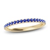Thumbnail Image 1 of Juliette Maison Natural Blue Sapphire Eternity Ring 10K Yellow Gold