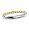 Thumbnail Image 1 of Juliette Maison Natural Citrine Eternity Ring 10K White Gold
