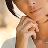 Thumbnail Image 5 of Juliette Maison Natural Citrine Eternity Ring 10K White Gold
