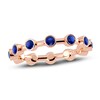 Thumbnail Image 1 of Juliette Maison Natural Blue Sapphire Ring 10K Rose Gold