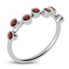 Thumbnail Image 2 of Juliette Maison Natural Garnet Ring 10K White Gold