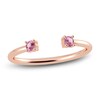 Thumbnail Image 1 of Juliette Maison Natural Pink Tourmaline Cuff Ring 10K Rose Gold