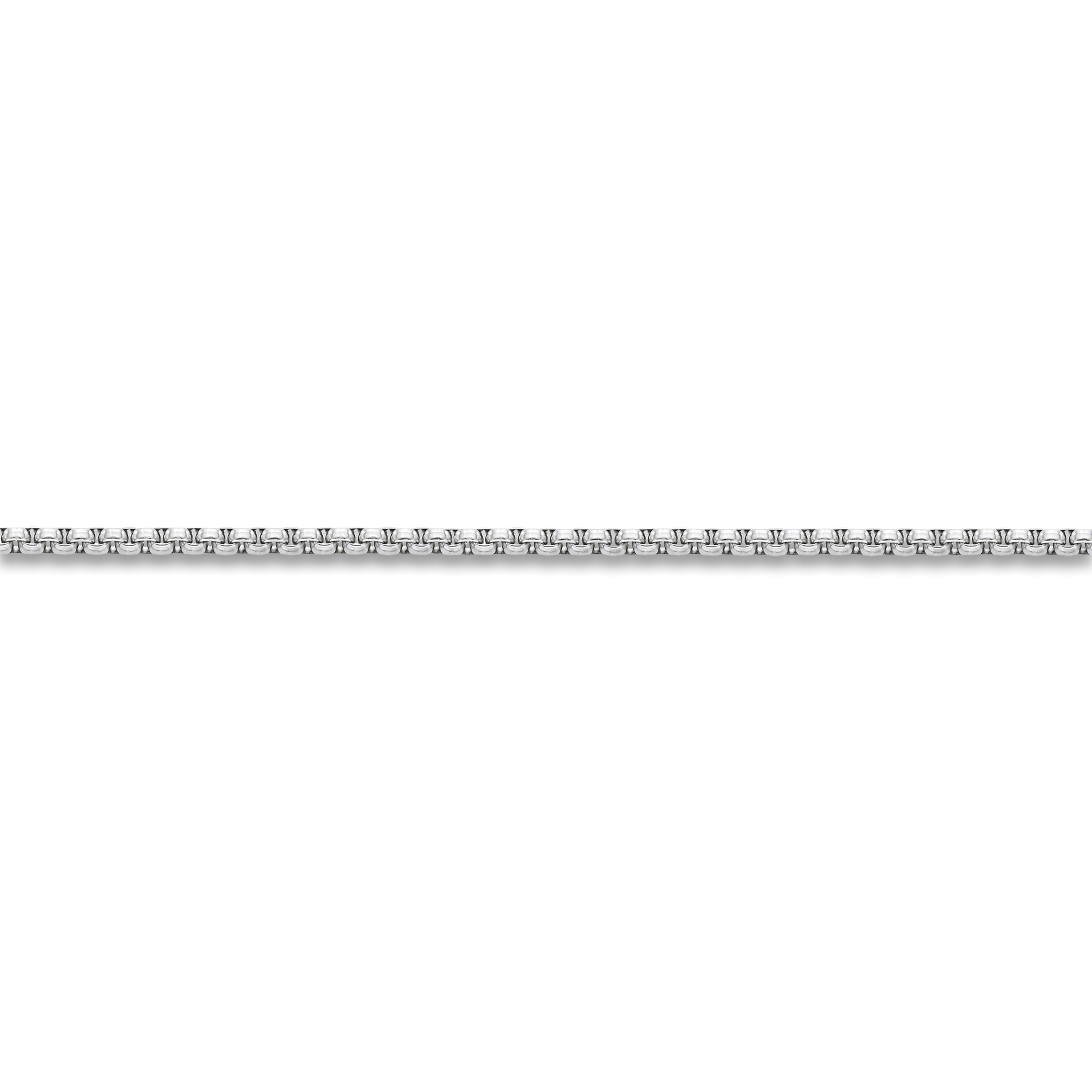 Main Image 2 of Men's Solid Box Chain Necklace Stainless Steel 24" 3mm