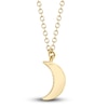 Thumbnail Image 3 of Shy Creation Moon Necklace Diamond Accents 14K Yellow Gold 18" SC55002688