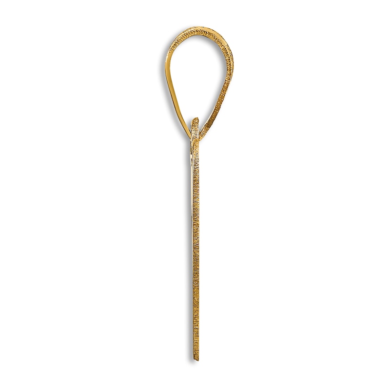 Main Image 2 of Initial A Necklace 14K Yellow Gold 18"