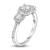 Thumbnail Image 2 of Diamond 3-Stone Engagement Ring 1 ct tw Round 14K White Gold